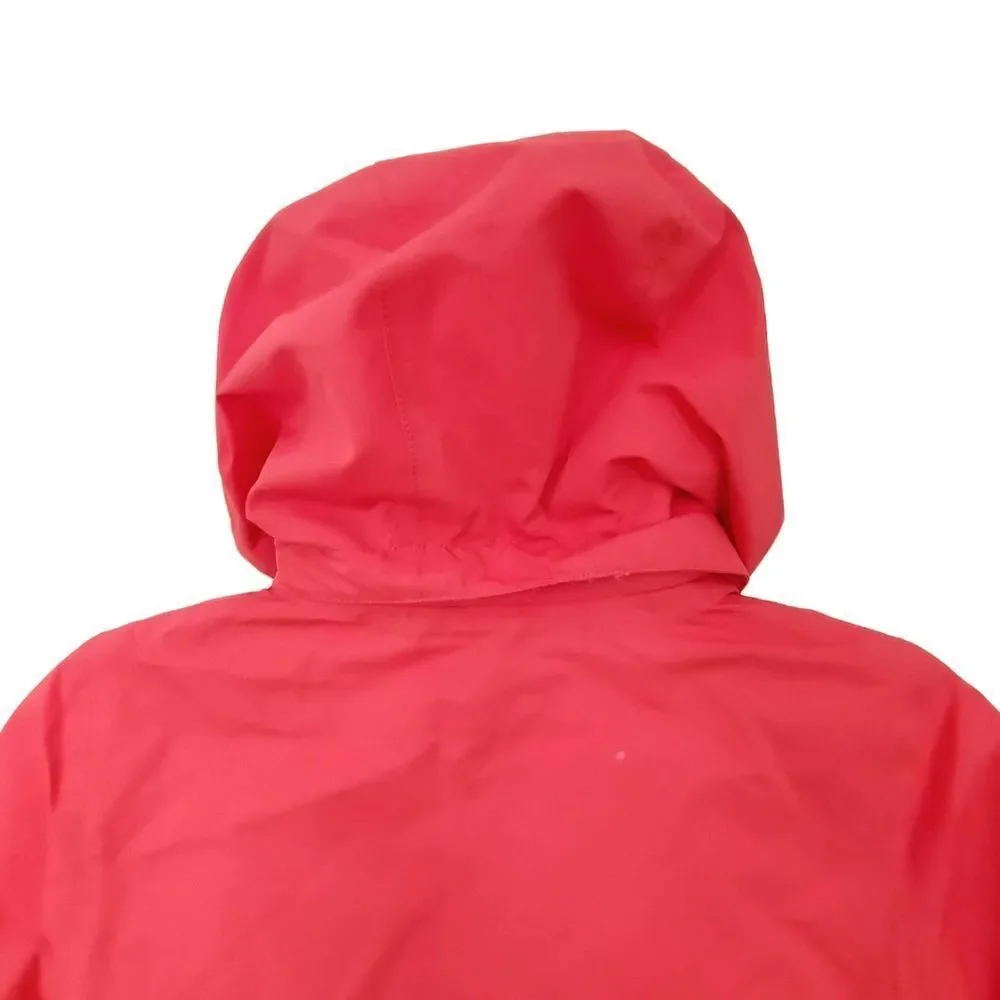 Planet Earth Snow Jacket Girls Small Orange Snowboarding Full Zip Insulated